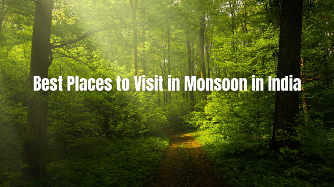 best places to visit in monsoon in India